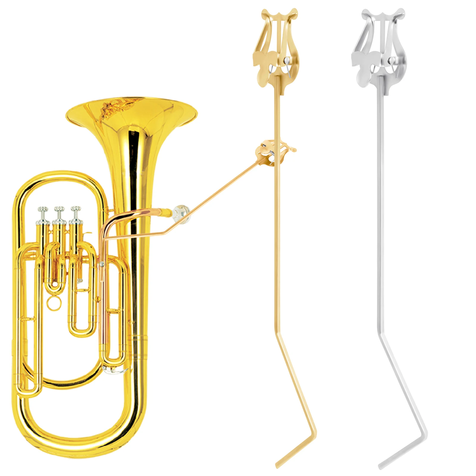 Musical Instrument Horn - Soporte de música con llave de