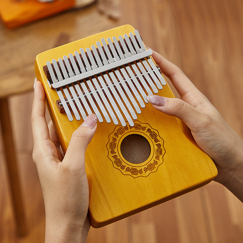 Musical Instrument Of Keyboard - Hluru Kalimba de 17 Teclas, Piano