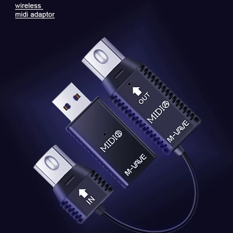 Musical Instrument Symbols - Adaptador MIDI Inalámbrico Bluetooth USB de