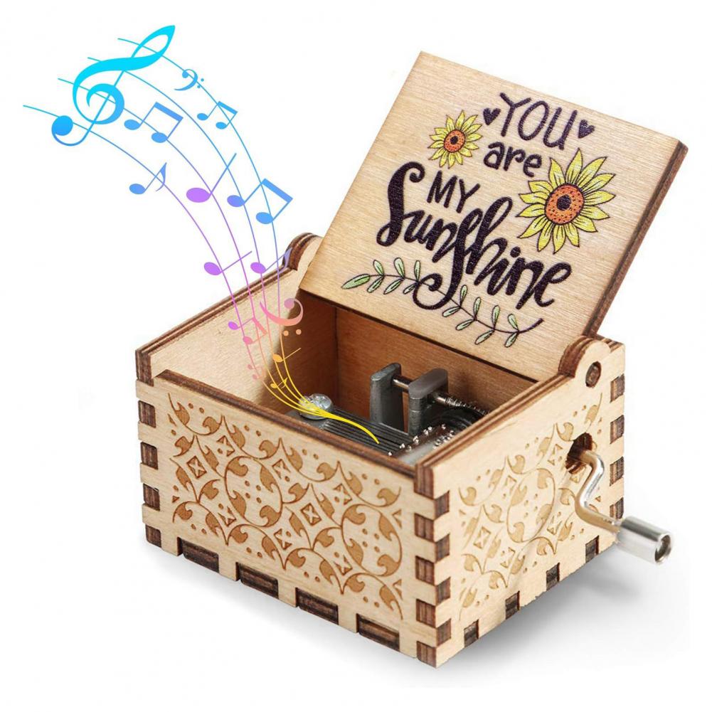 Musical Instrument Cajon - Mini caja de música de 6,4x5,2