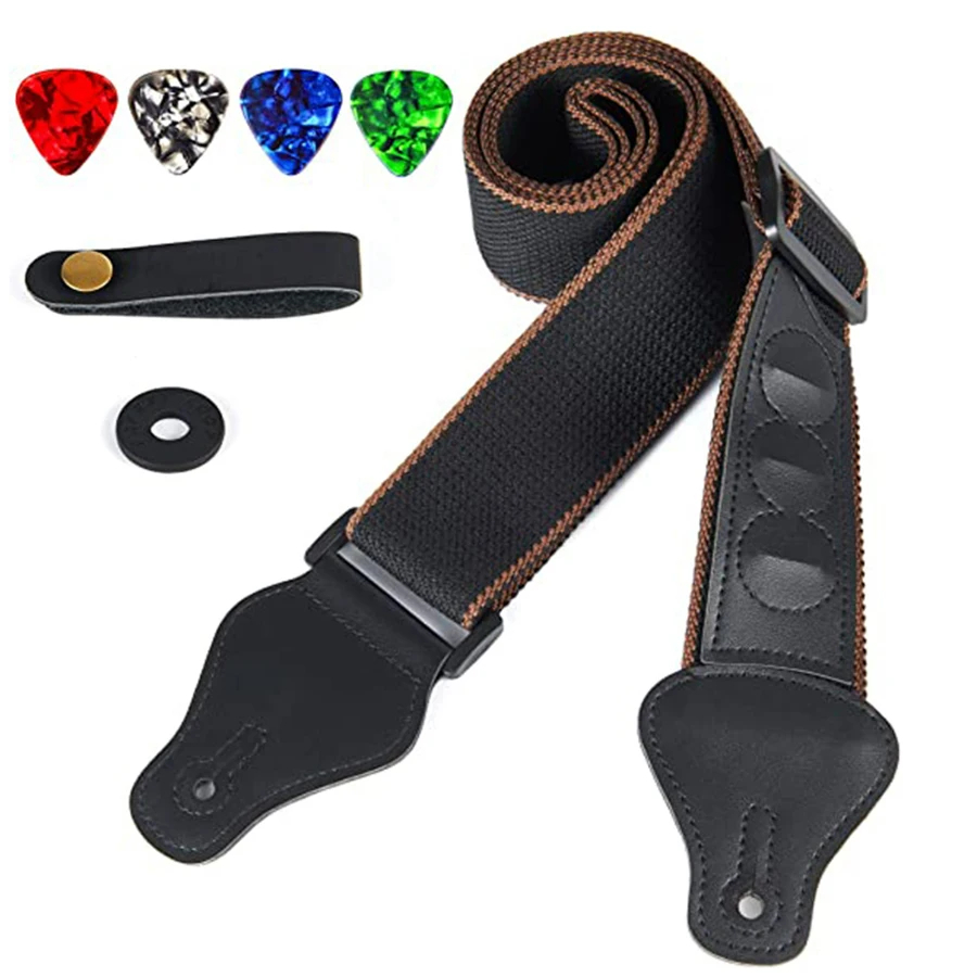 Musical Instrument Ukulele - 7 unids/set correa de guitarra cuero