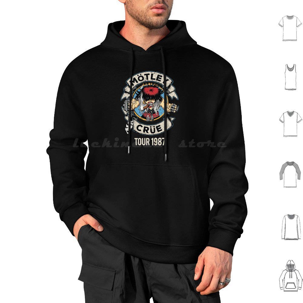 Musical Instrument Long - Sudadera con Capucha The-Greats-Crue de Algodón