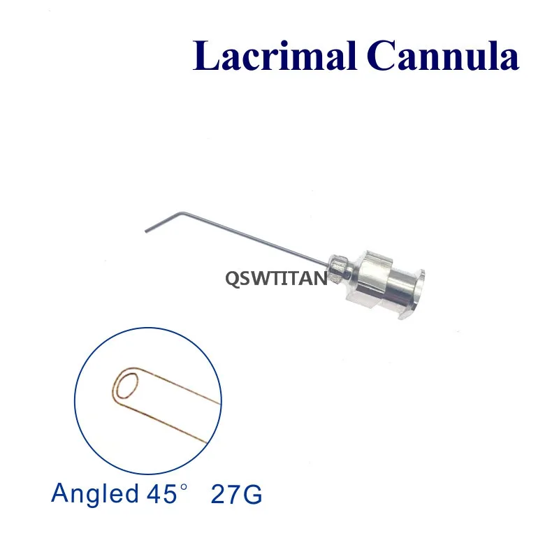 L Musical Instrument - Cánula Lacrimal en ángulo, 45 grados,