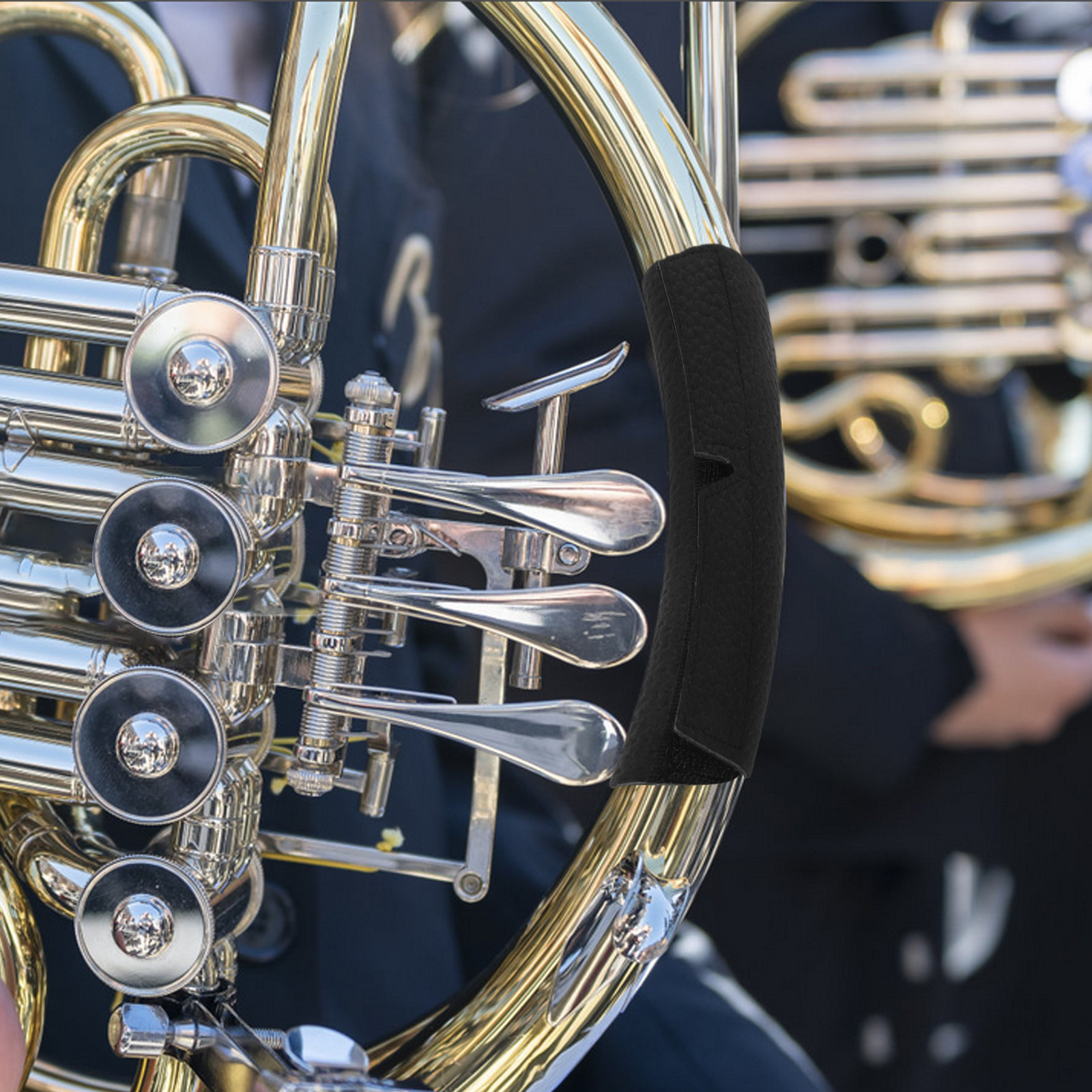 Musical Instrument Horn - Funda Protectora Antideslizante de PU para