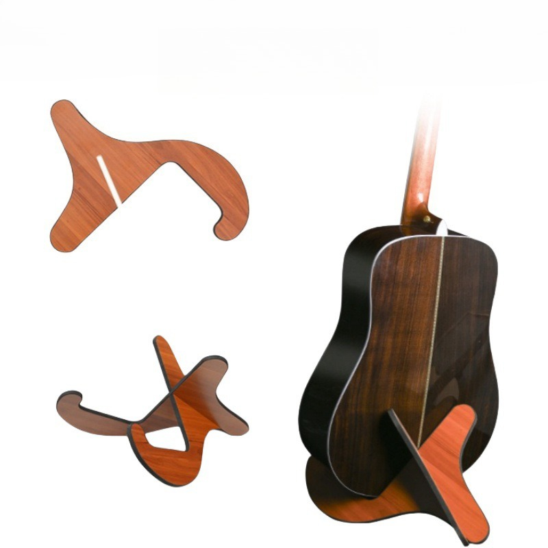 Musical Instrument Ukulele - Soporte vertical de madera desmontable para