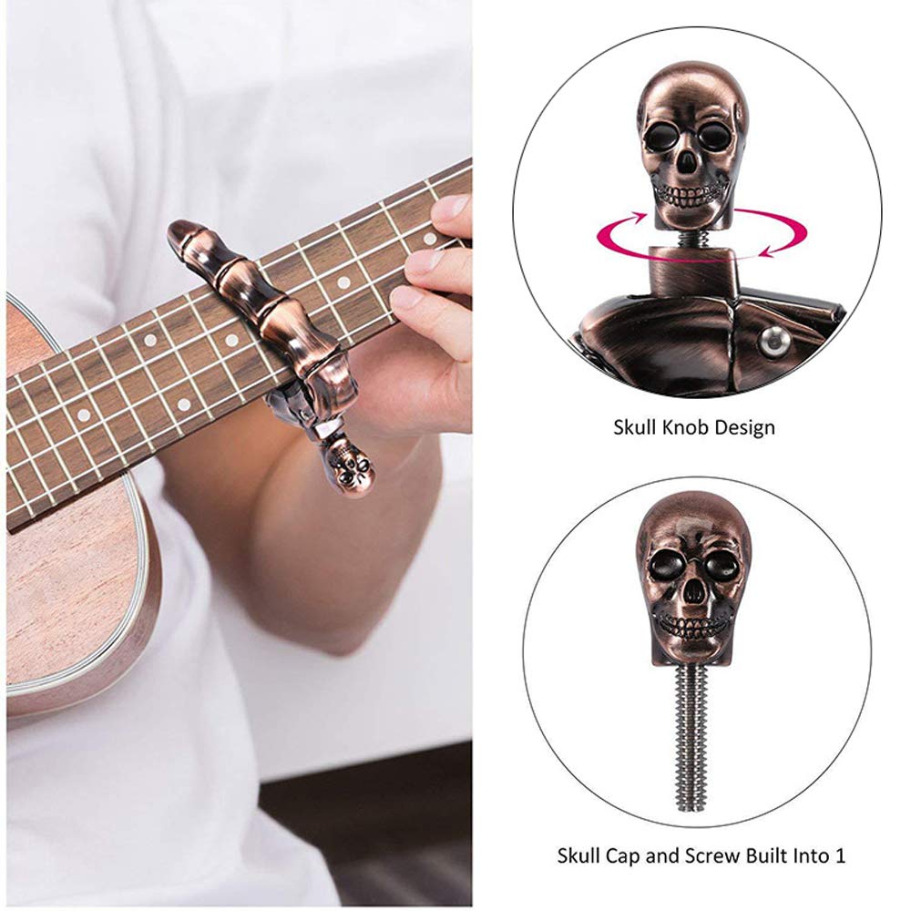 Capo de guitarra con diseño de - Musical Instrument Ukulele reseña y precio