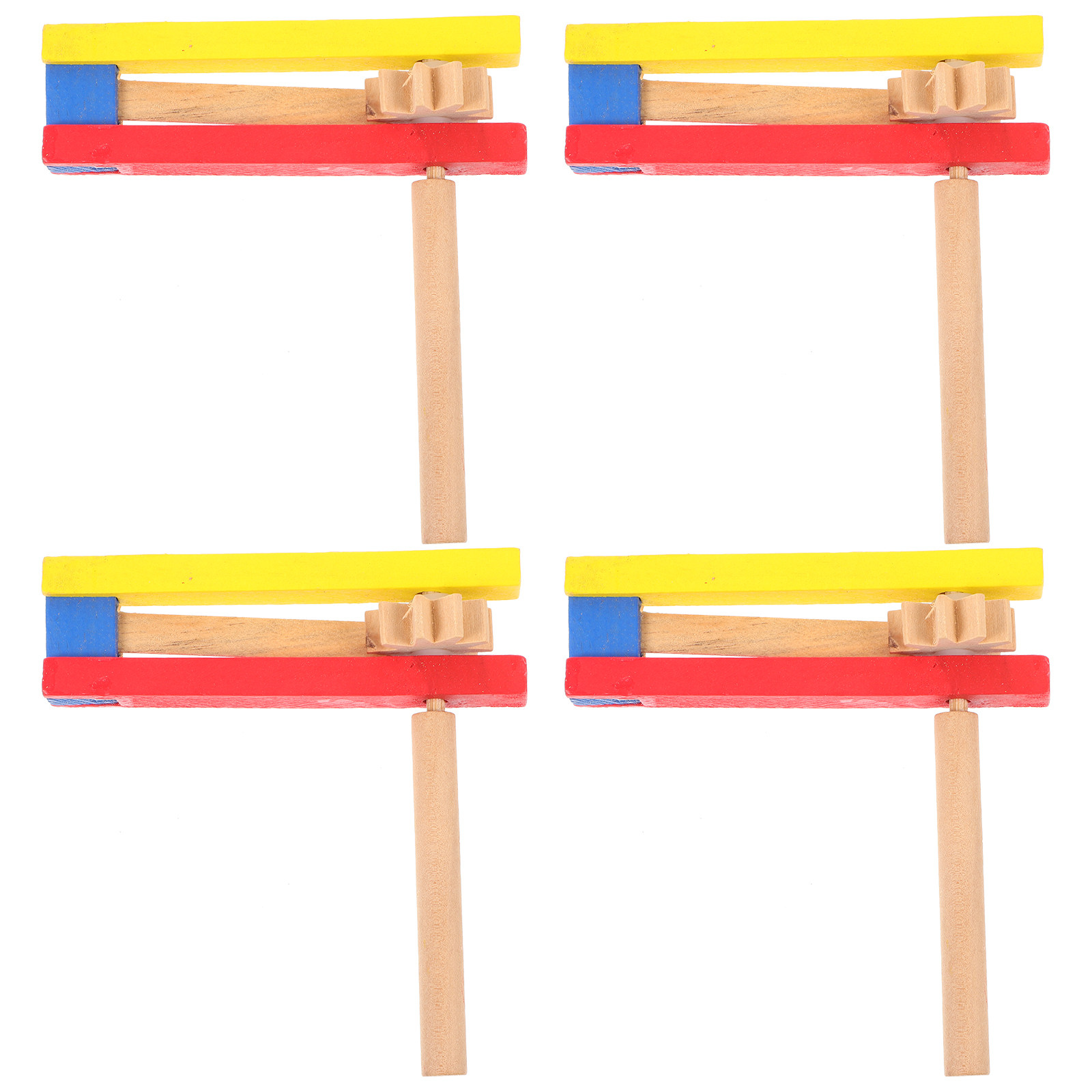 4 piezas de castañuelas de mad - Musical Instrument Long reseña y precio