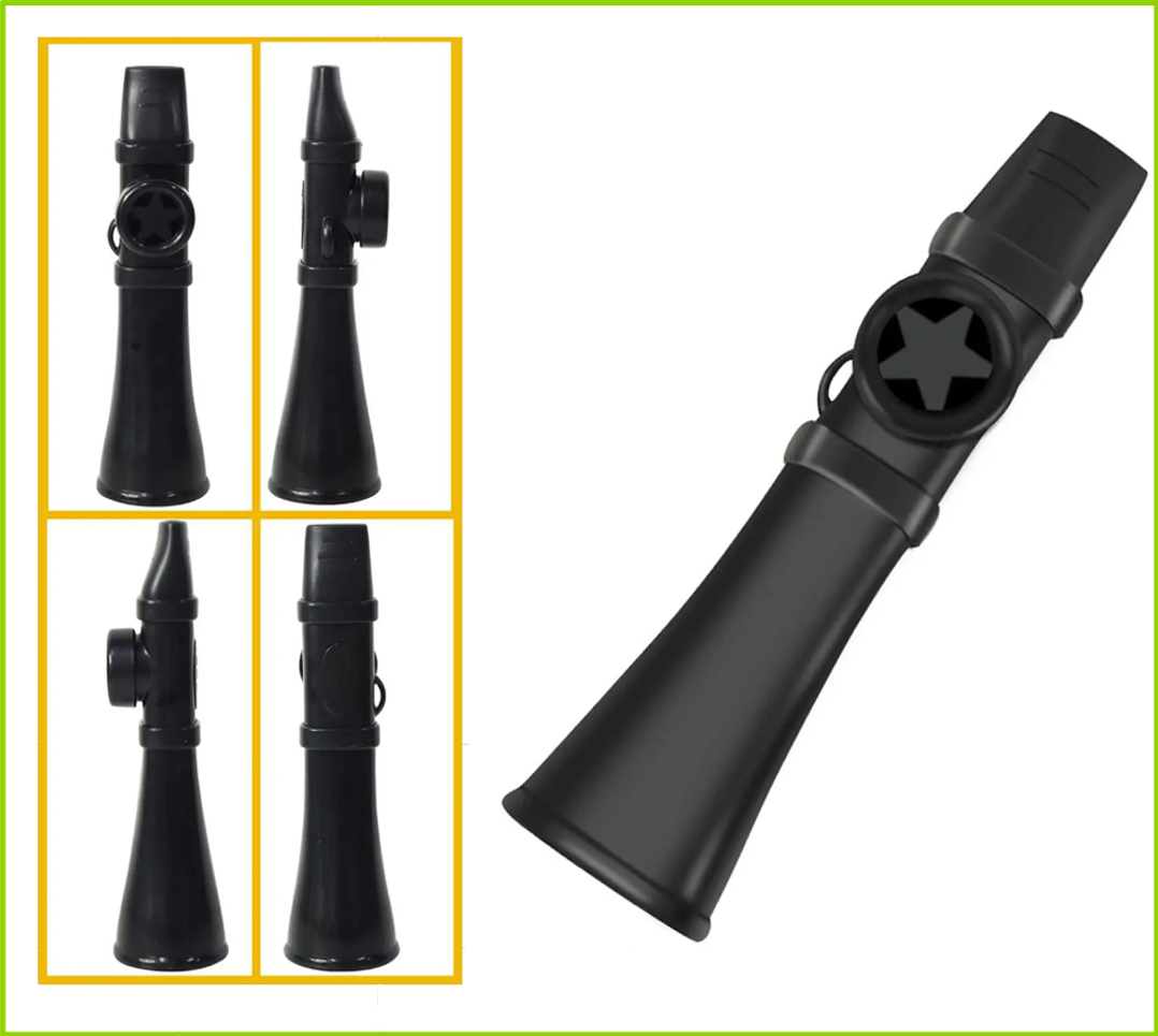Flauta Kazoo Portátil de ABS,  - Musical Instrument Easy To Learn For Adults reseña y precio