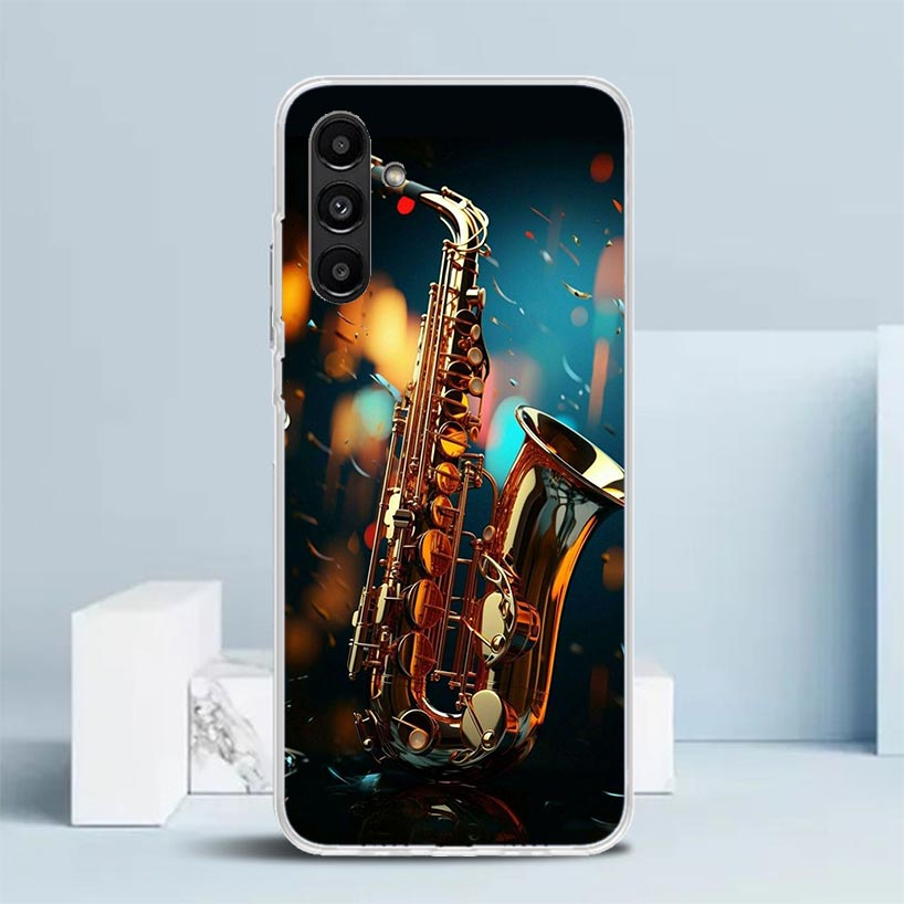 Funda de teléfono con diseño d - Musical Instrument Quotes reseña y precio