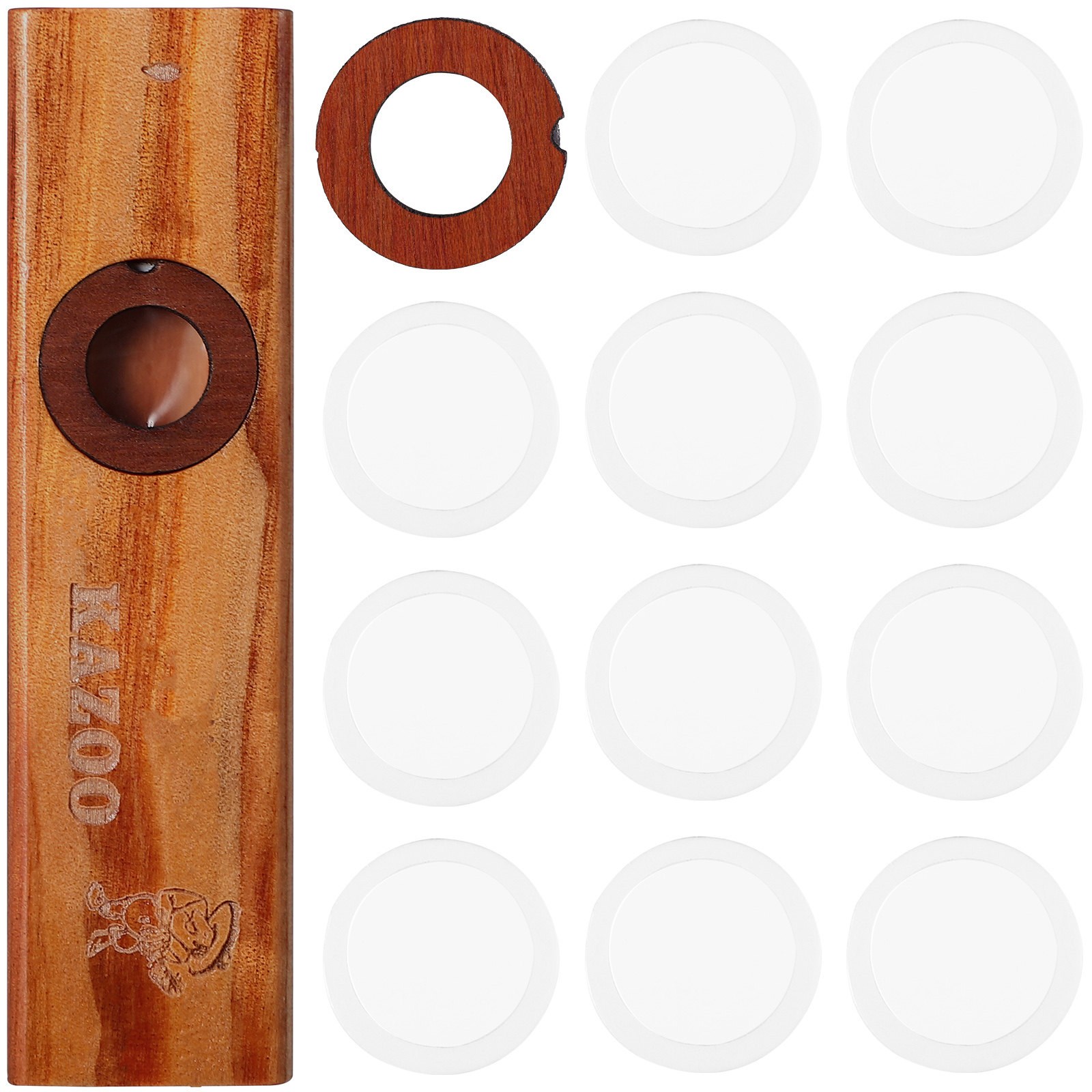 1 juego de kazoo de madera mac - Musical Instrument Easy To Learn For Adults reseña y precio