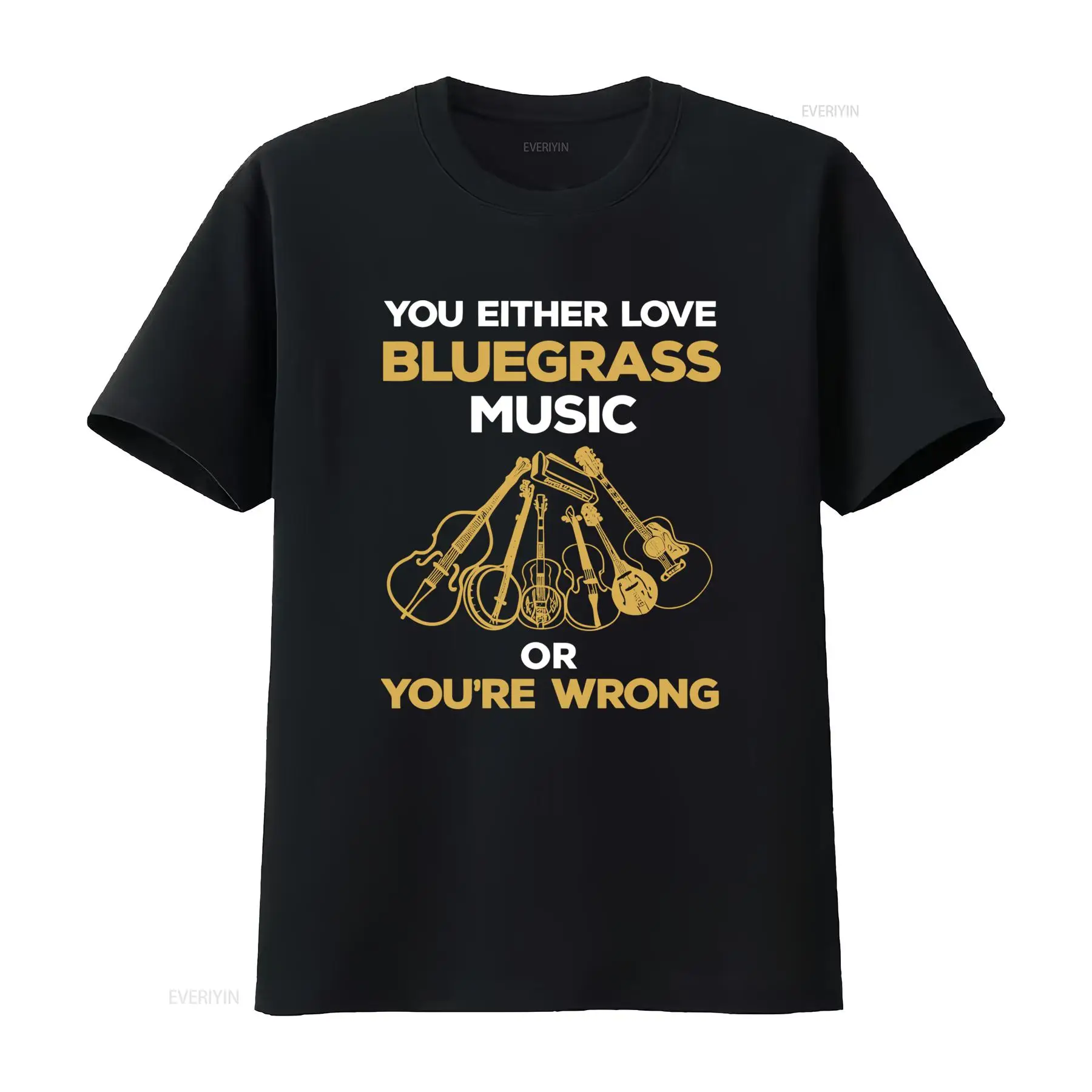 Camiseta informal con estampad - Musical Instrument Quotes reseña y precio