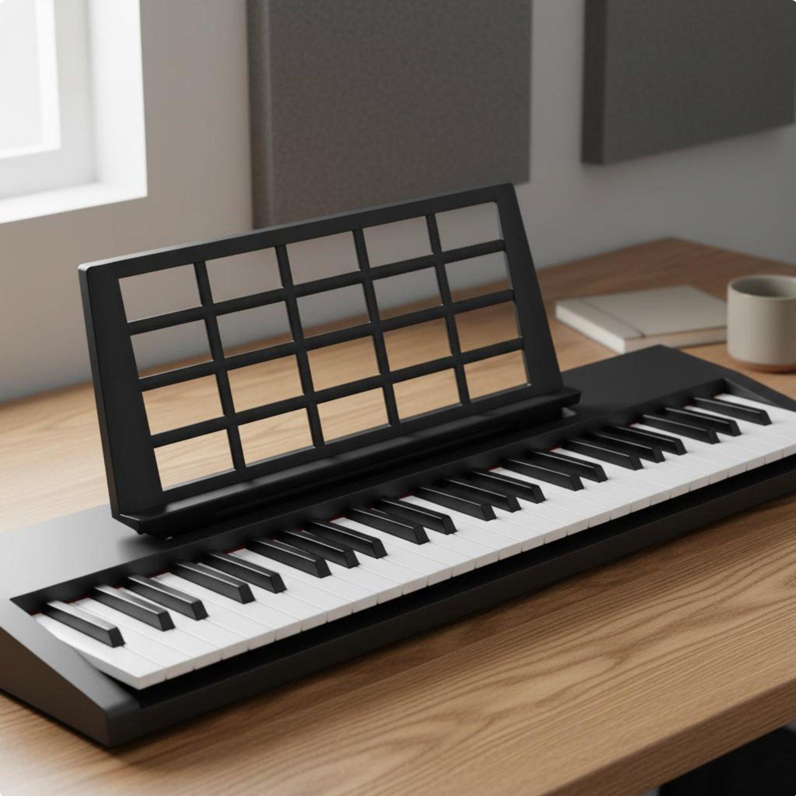 Soporte de Música Robusto, Sop - Musical Instrument Of Keyboard reseña y precio