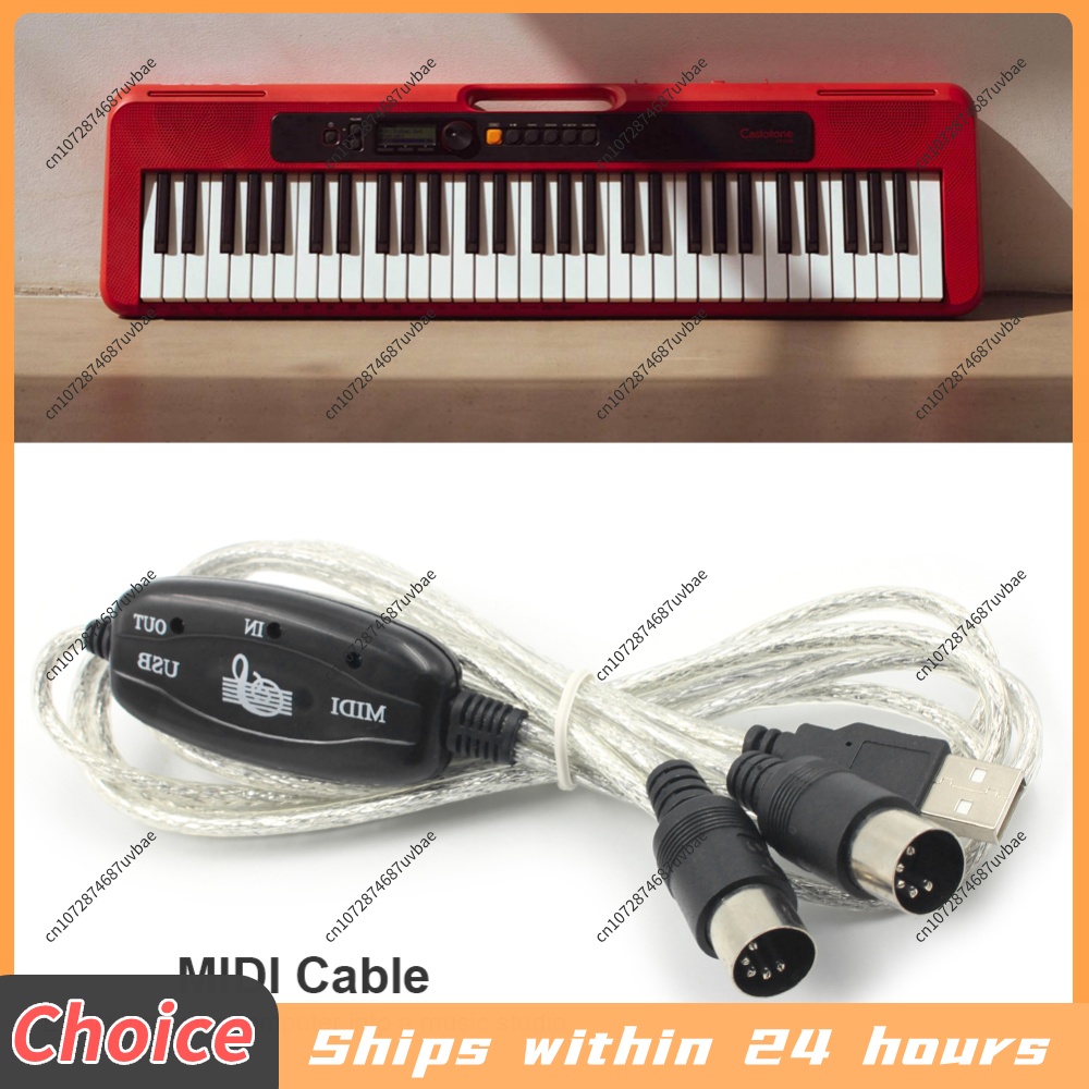 Cable MIDI Profesional USB IN- - Musical Instrument Of Keyboard reseña y precio