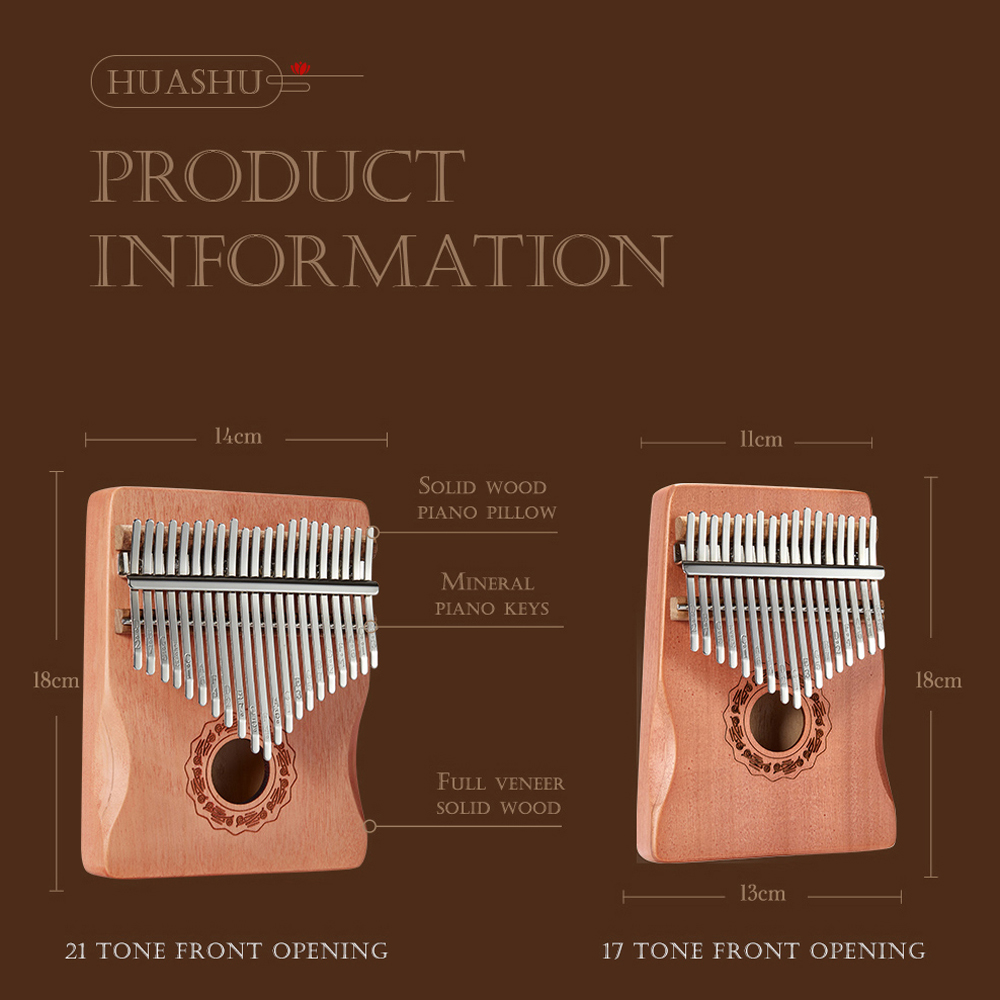 Hluru Kalimba de 17 Teclas, Pi - Musical Instrument Of Keyboard reseña y precio