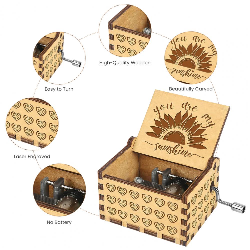 Mini caja de música de 6,4x5,2 - Musical Instrument Cajon reseña y precio