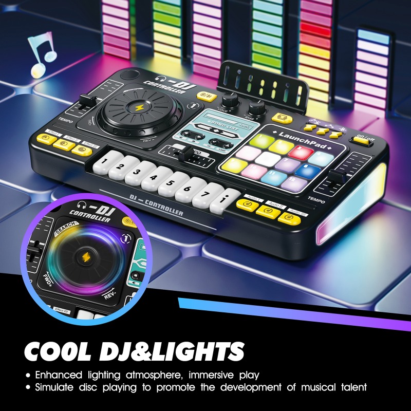Juguetes mezcladores de DJ par - Musical Instrument Of Keyboard reseña y precio