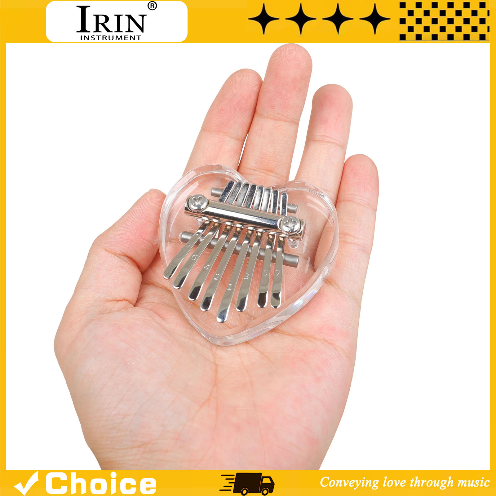 Kalimba de 8 Teclas, Mini Pian - Musical Instrument Of Keyboard reseña y precio