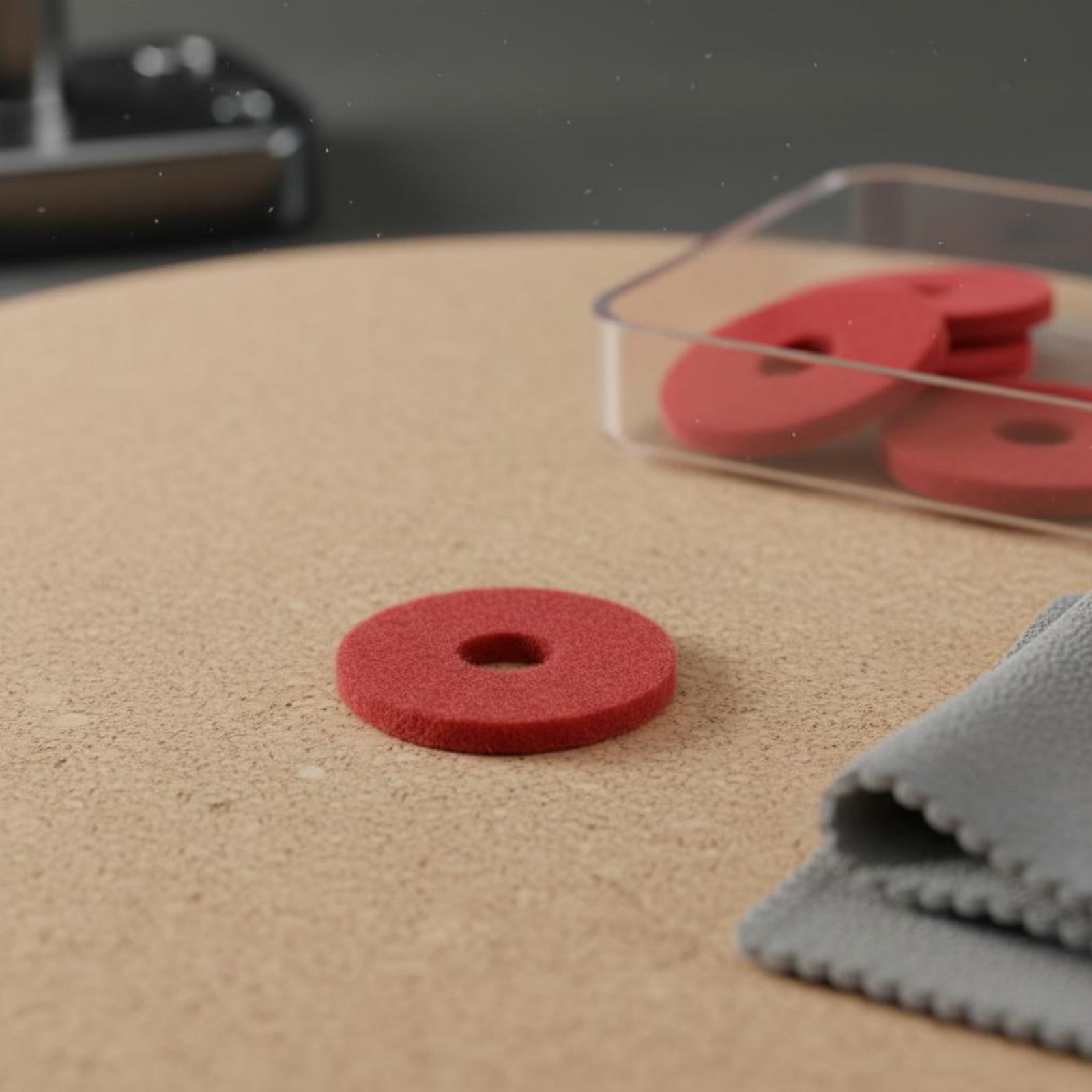 Almohadilla de fieltro roja pe - Musical Instrument Long reseña y precio