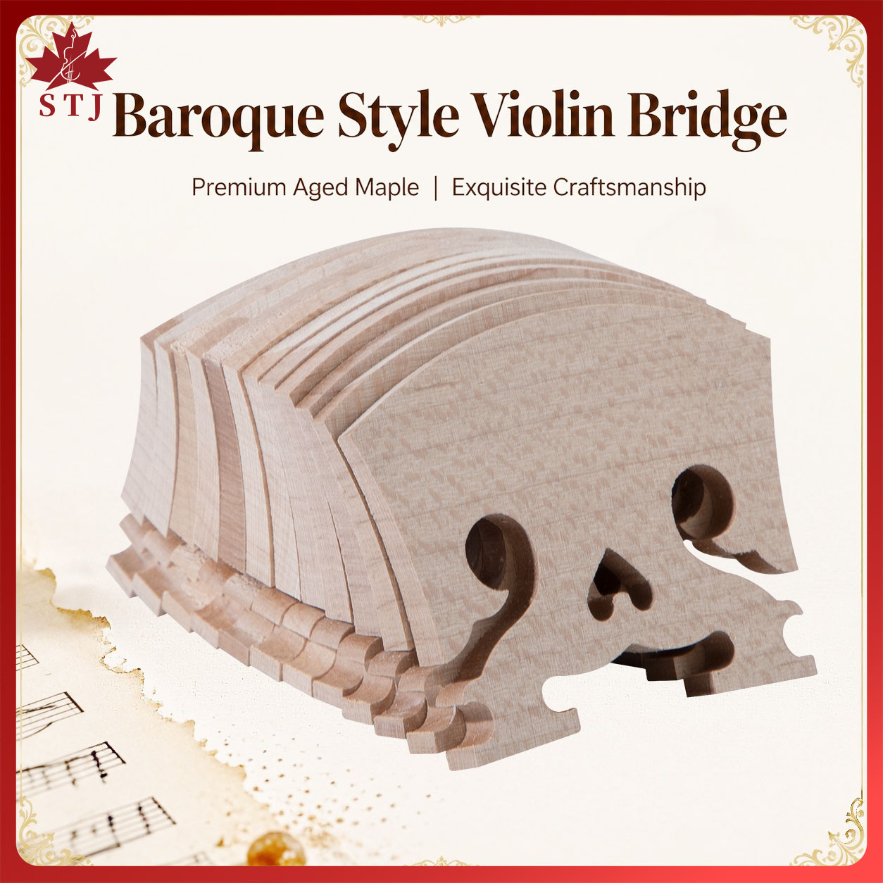 4 puentes de violín 4/4 de est - Musical Instrument Cello reseña y precio