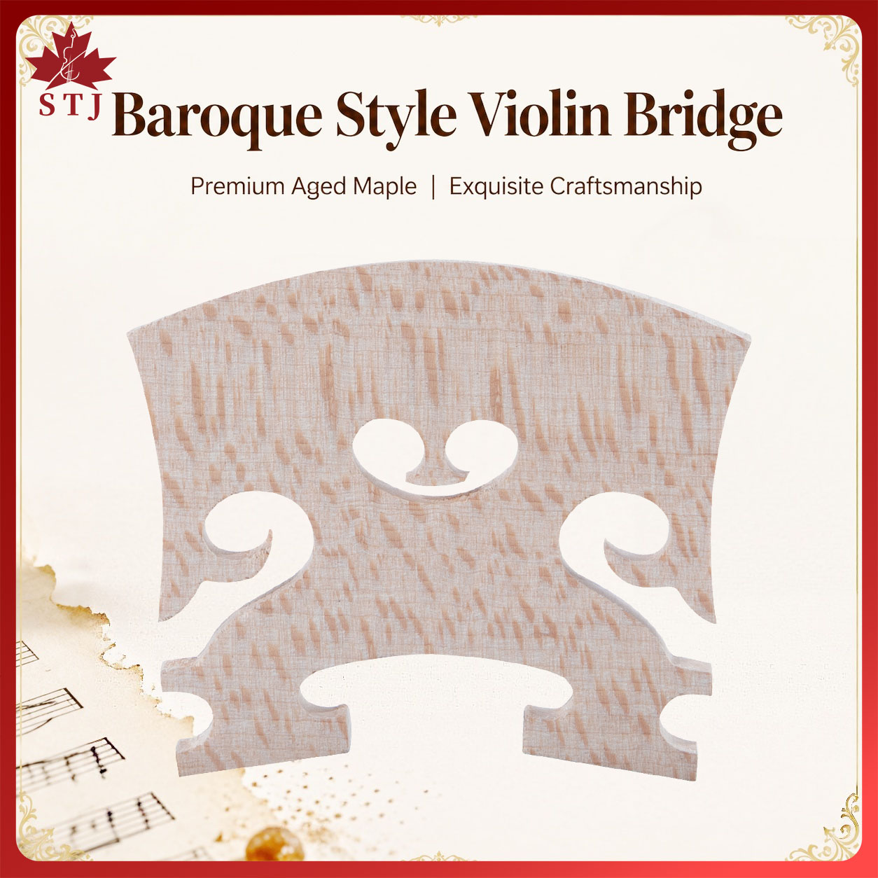 4 puentes de violín 4/4 de est - Musical Instrument Cello reseña y precio