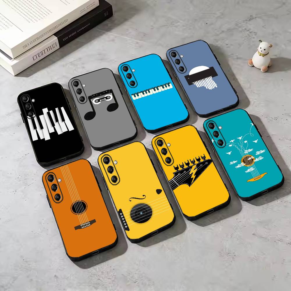 Funda minimalista para teléfon - Musical Instrument Quotes reseña y precio