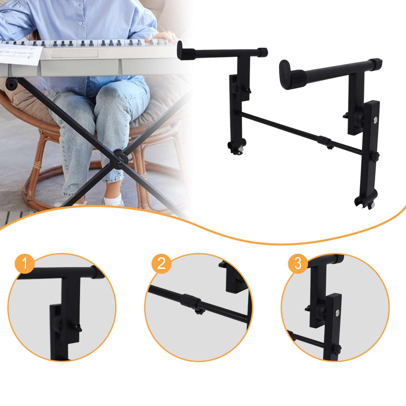 Estante de Metal para Piano el - Musical Instrument Of Keyboard reseña y precio