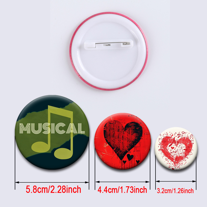 Insignia creativa de nota Musi - Musical Instrument Symbols reseña y precio