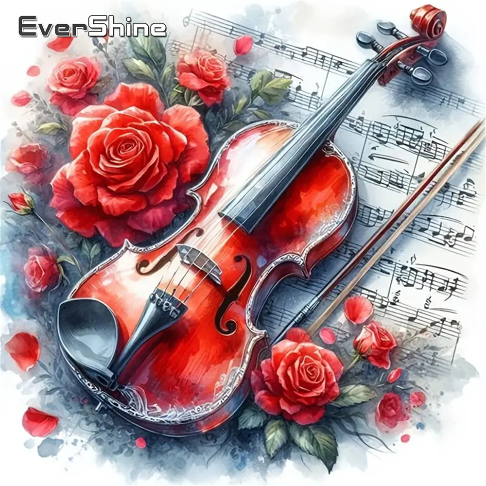 Evershine-pintura de diamante  - Musical Instrument Cello reseña y precio
