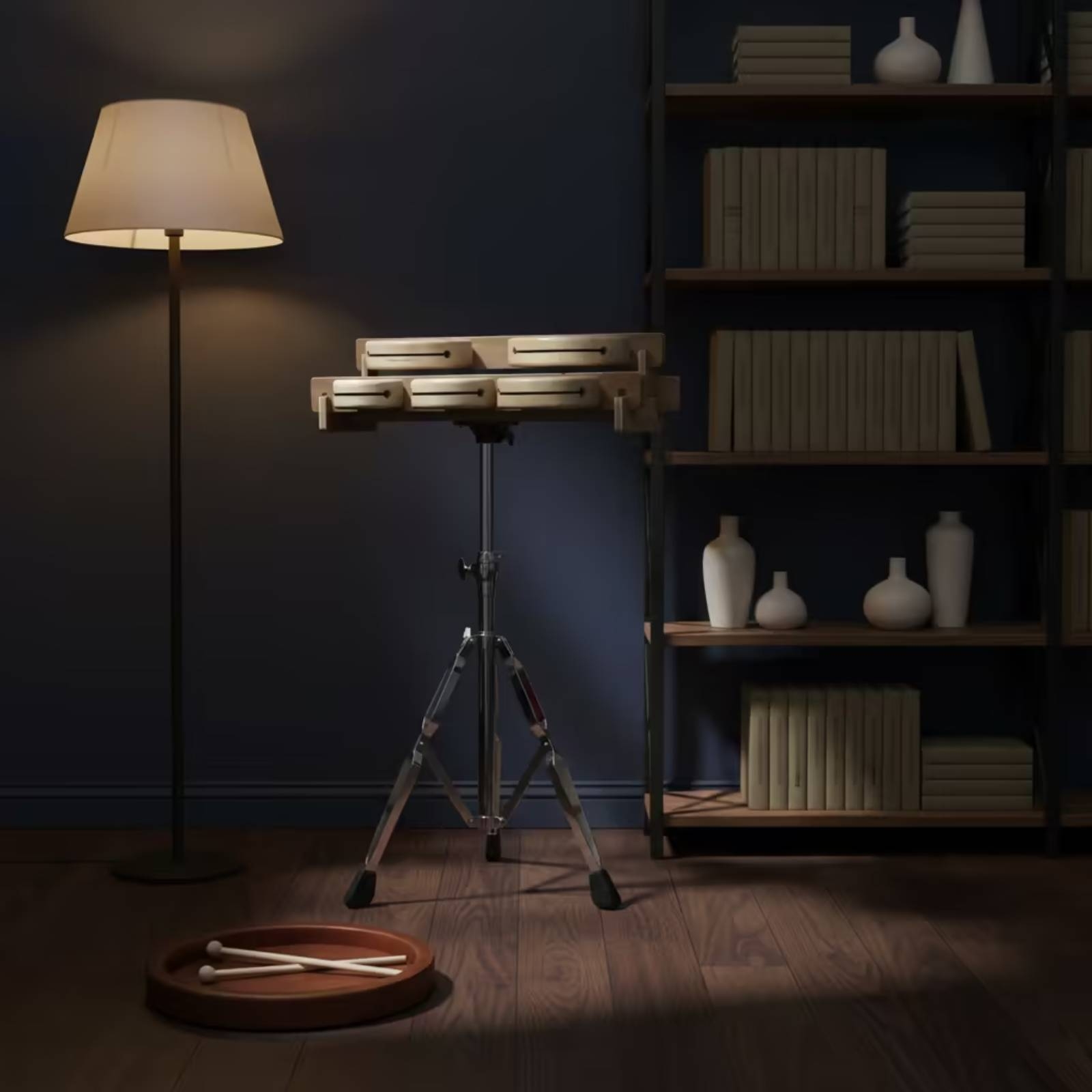 Bloques de Madera con Soporte, - Musical Instrument Long reseña y precio