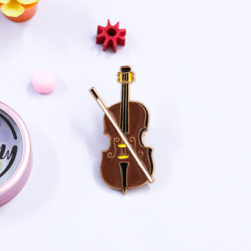 Pin de esmalte de Violín de di - Musical Instrument Symbols reseña y precio