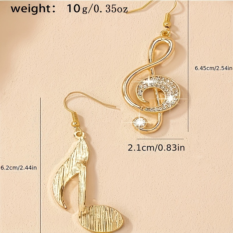 Exquisitos pendientes colgante - Musical Instrument Symbols reseña y precio
